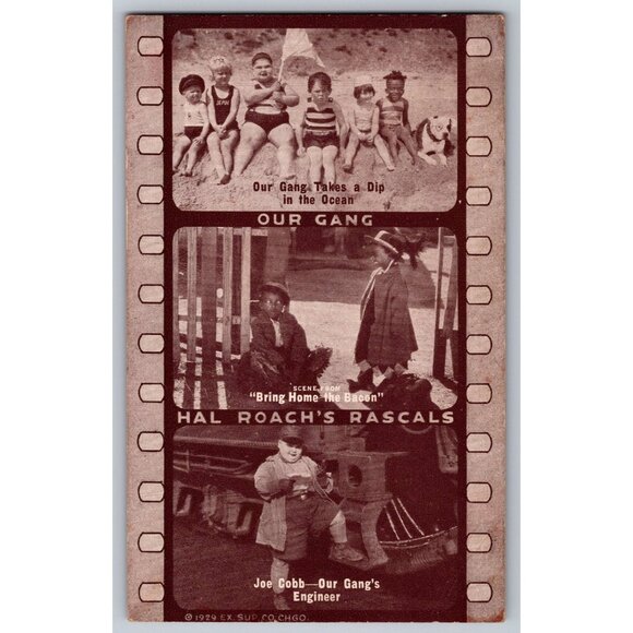 Vintage 1929 Hal Roach Rascals Postcard #1627 - Picture 1 of 2